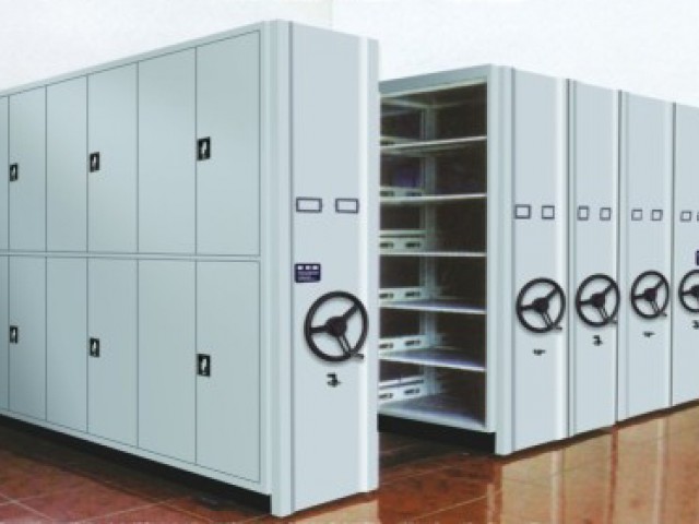 白銀RHMJG-017手動密集柜(全封閉式)