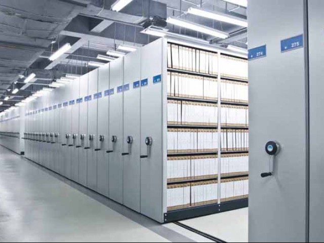 白銀RHMJG-019手動密集柜（全封閉式）